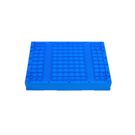 Plástico más de gran capacidad atado Tote Boxes Stronger plegable de las tapas y durabilidad