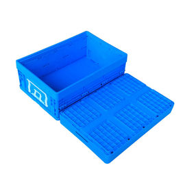 Envases de plástico plegables azules estables/cajones plásticos plegables