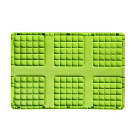Envases de plástico plegables del verde del tamaño estándar/caja plástica plegable