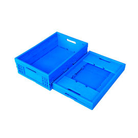 Amontonamiento de la caja plástica plegable del diseño para las compañías de la comida/de la ropa del ultramarinos