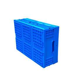 Los envases de plástico plegables de la estructura sólida colorean modificado para requisitos particulares