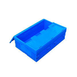 Los envases de plástico plegables de la estructura sólida colorean modificado para requisitos particulares