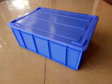 El modificar para requisitos particulares de amontonamiento plástico del color del almacenamiento del transporte de la opción de las tapas de las cajas de la Virgen