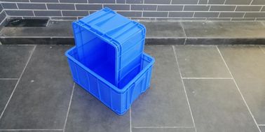El modificar para requisitos particulares de amontonamiento plástico del color del almacenamiento del transporte de la opción de las tapas de las cajas de la Virgen
