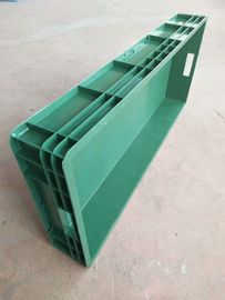 Polietileno euro de la Virgen que apila las cajas 900*400*120 milímetro que refuerzan dentro para el almacenamiento cargado estable del divisor