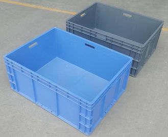 Capacidad de cargamento apilable de los envases de plástico de la Virgen del volumen grande 800*600*340 milímetro 45kg