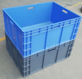 Capacidad de cargamento apilable de los envases de plástico de la Virgen del volumen grande 800*600*340 milímetro 45kg