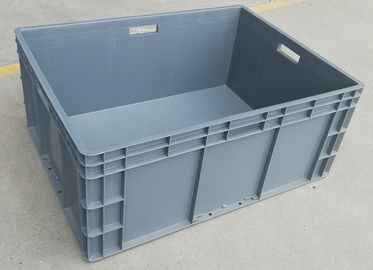 Capacidad de cargamento apilable de los envases de plástico de la Virgen del volumen grande 800*600*340 milímetro 45kg
