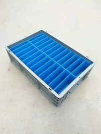 Virgen PP de 800*600*120 milímetro o envases de amontonamiento plásticos del PE/cajas de amontonamiento euro