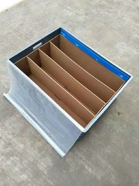 El euro del volumen del bulto de la industria del motor que apilaba color plástico de la Virgen de los envases 1000*400*290 milímetro modificó para requisitos particulares