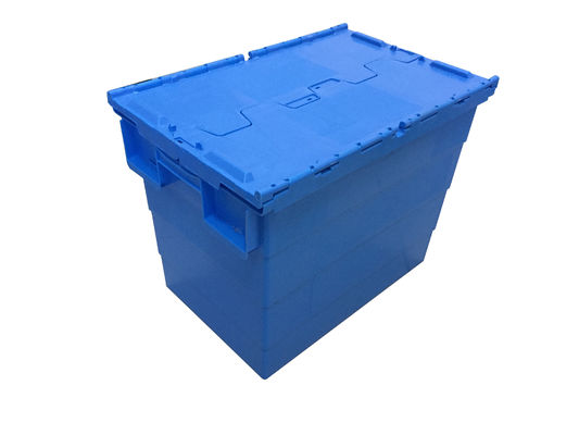 caja de almacenamiento atada plástica del volumen de ventas de los envases de la tapa 225kgs