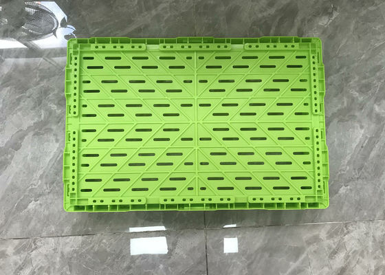 Cajones de plástico de la fruta y verdura del polietileno para la aduana de envío del color