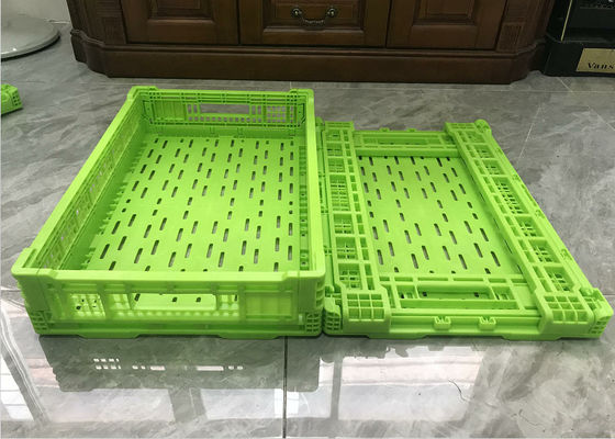 Cajones de plástico de la fruta y verdura del polietileno para la aduana de envío del color