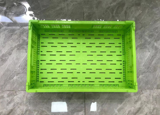 Cajones plásticos del OEM Mesh Structure Fruit And Vegetable para la distribución