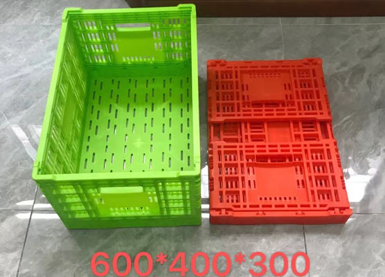 Cajón plástico de la cesta del transporte de la legumbre de fruta del almacenamiento para el supermercado
