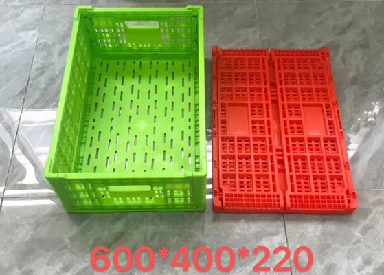 Cajón plástico de la cesta del transporte de la legumbre de fruta del almacenamiento para el supermercado