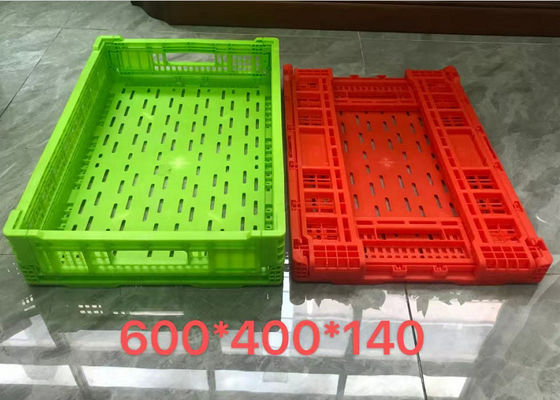 Cajón plástico de la cesta del transporte de la legumbre de fruta del almacenamiento para el supermercado