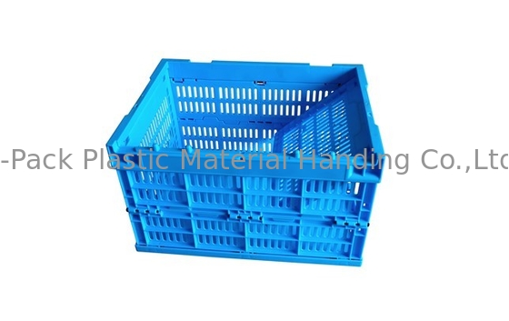 Cajones de plástico 400*300m m azules tamaño pequeño de la fruta y verdura